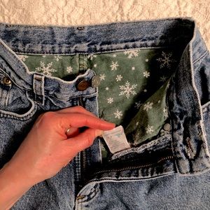 Vintage Flannel lined LL Bean jeans